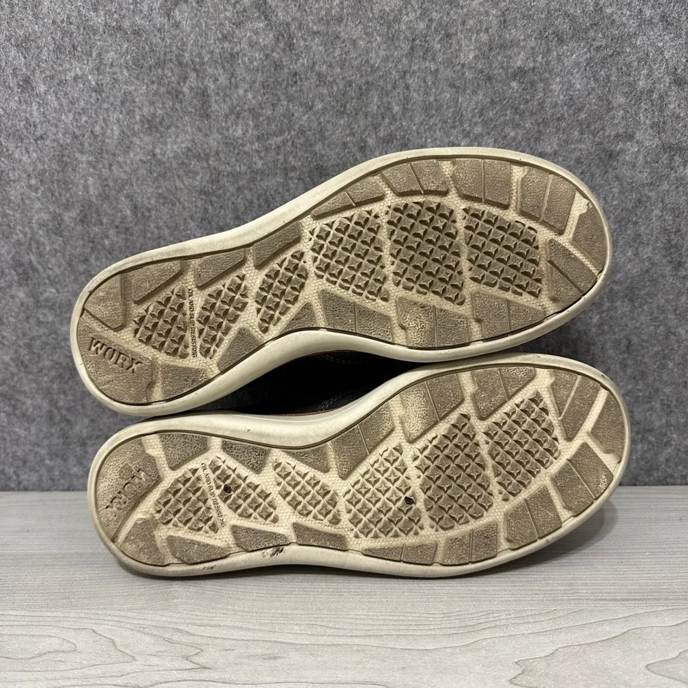 Red Wing Worx 5144 Women's 7.5‎ Steel Toe Oxford Safety Work Shoes Gray Leather